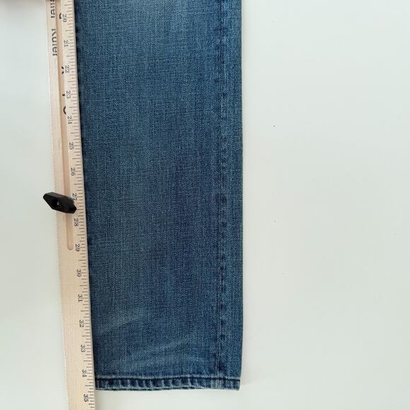 3x1 Jeans Mens 29x34 Blue M3 Selvedge Slim Fit Faded Driggs Denim Button Fly - Picture 11 of 11